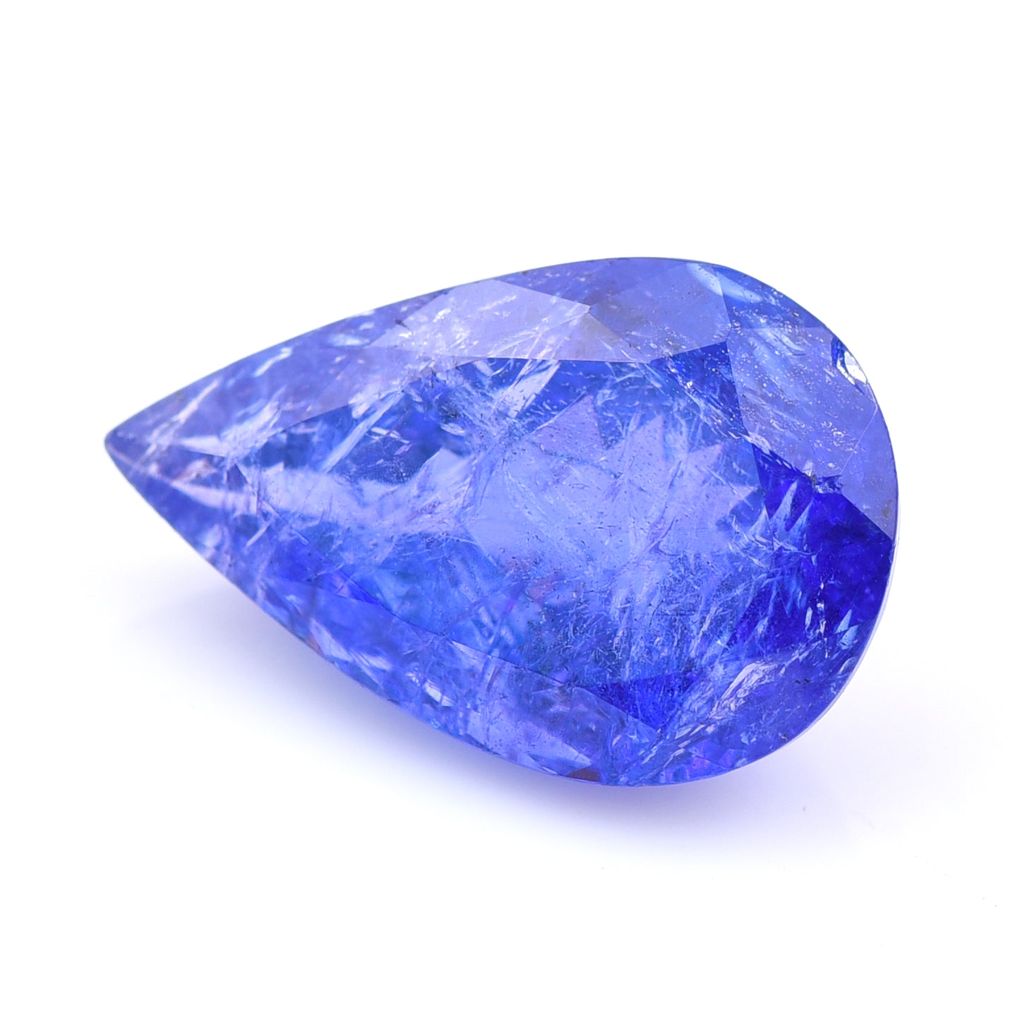 5.83 Natural Zoisite Tanzanite Pear Mixed Cut Gemstone