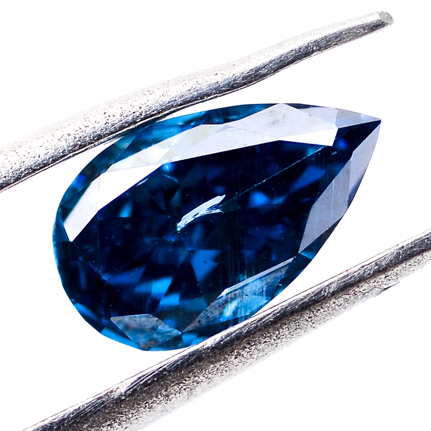 1.44 Blue Diamond Pear Loose Diamond