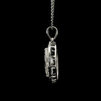 1.99 Carats Lab Grown Diamond 14K Gold Pendant