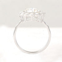 2.91 Carats Lab Grown Diamond 14K Gold Ring