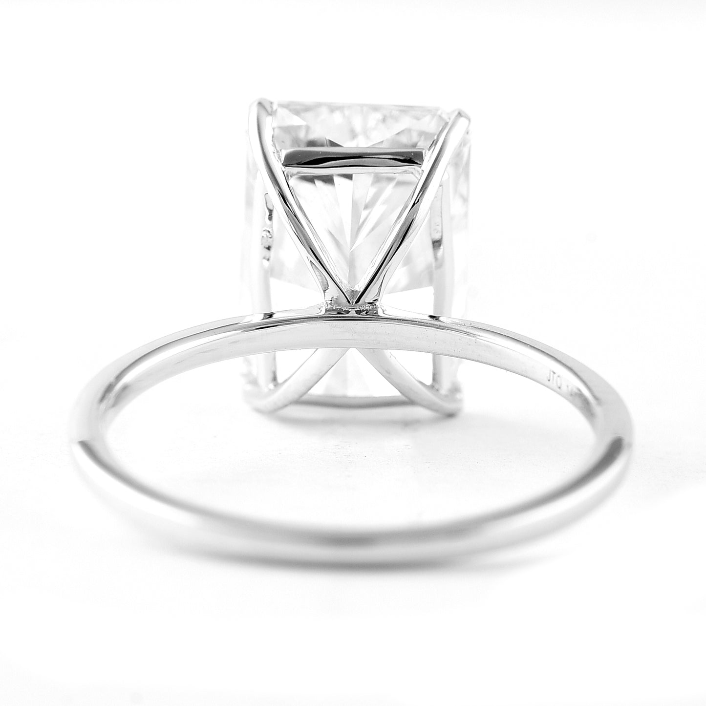5.10 Carats Lab Grown Diamond 14K Gold Ring
