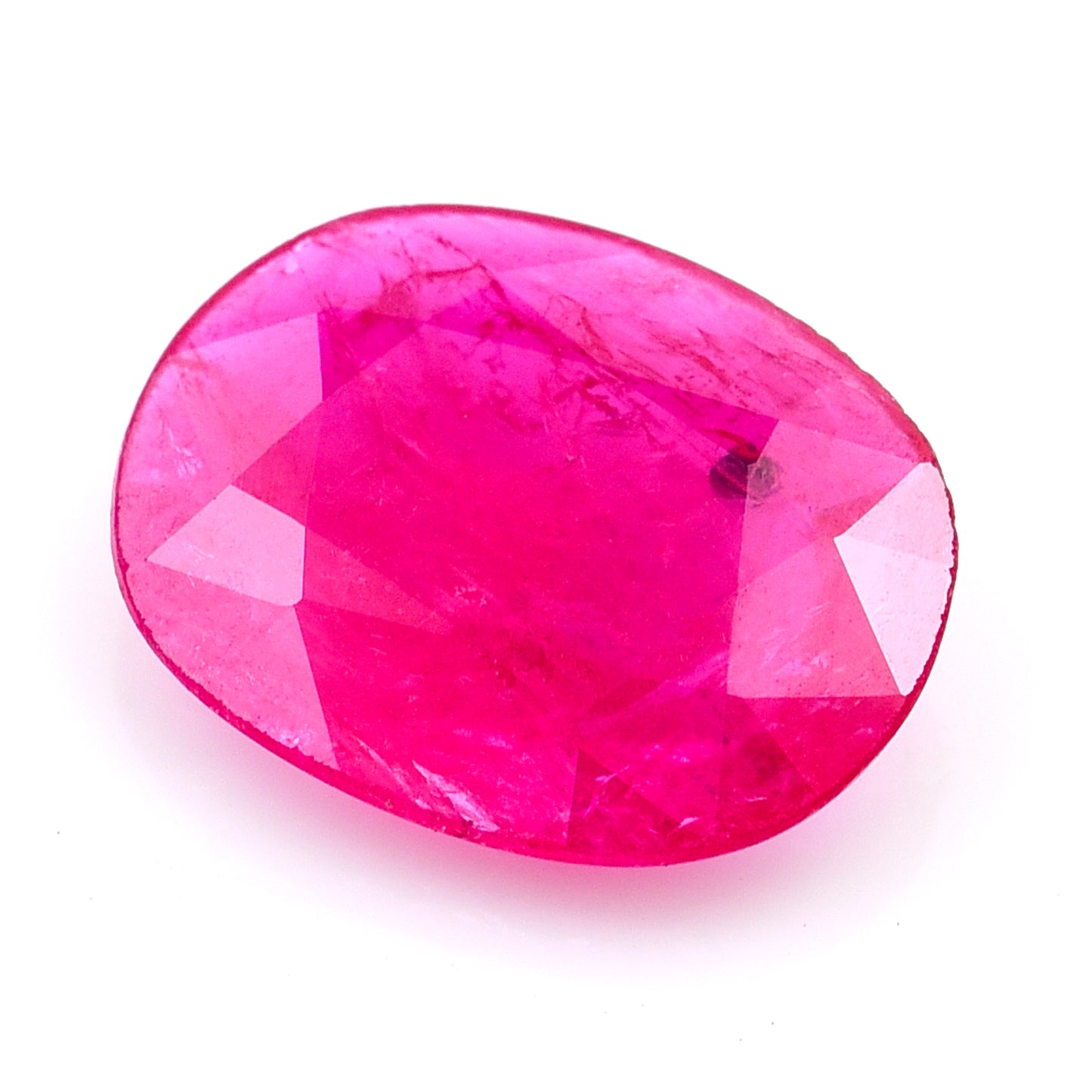 2 Natural Corundum Ruby Oval Mixed Cut Gemstone