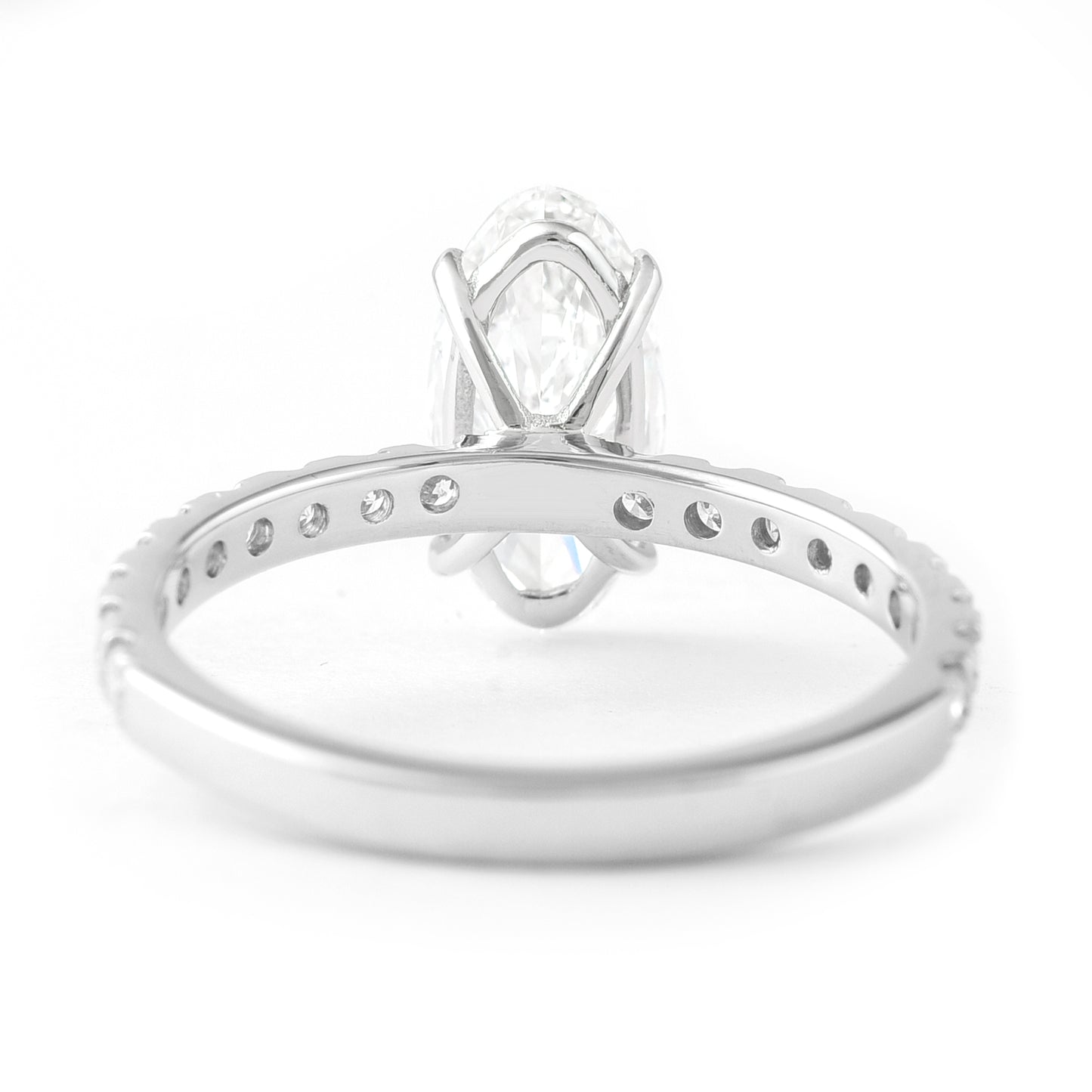 1.90 Carats Lab Grown Diamond 950 Platinum Ring