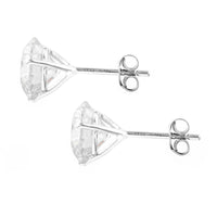 5.63 Carats Lab Grown Diamond 14K Gold Earrings