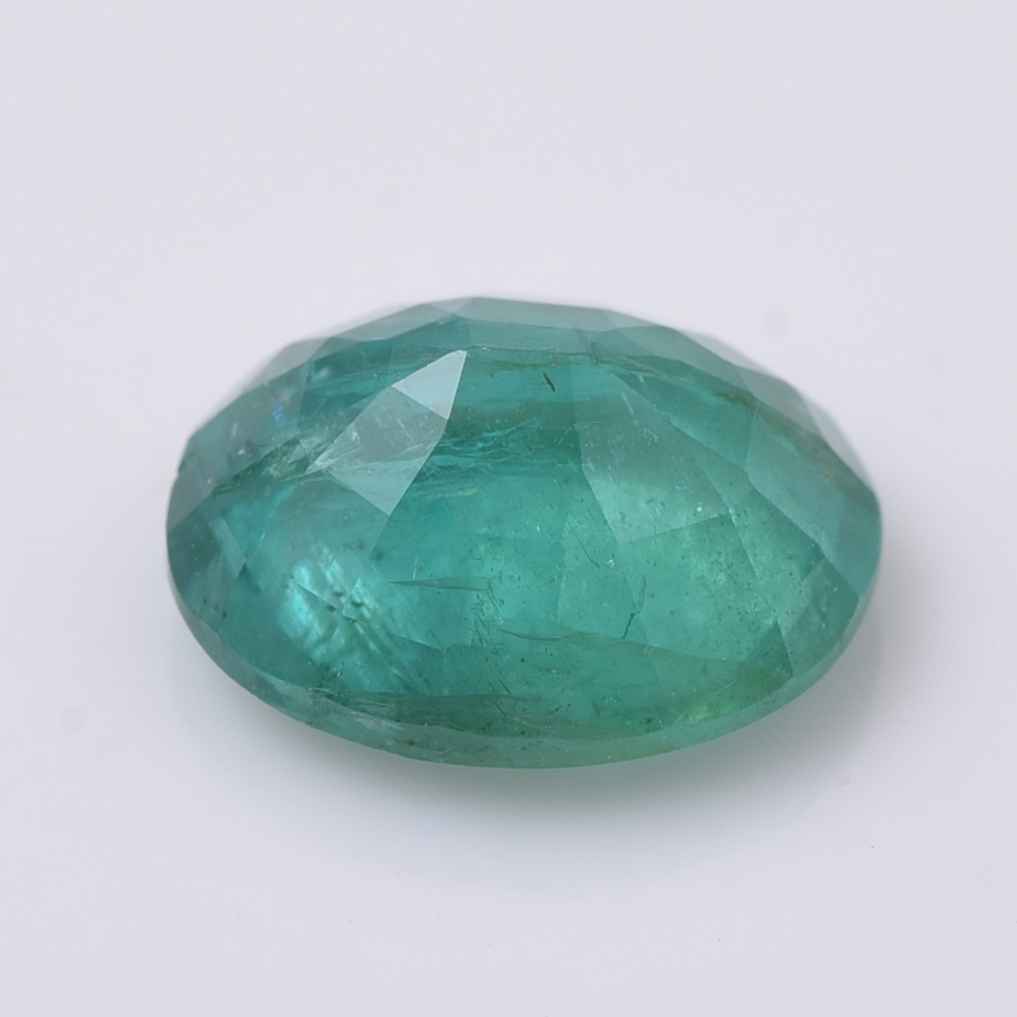 2.62 Natural Beryl Emerald Oval Mixed Cut Gemstone