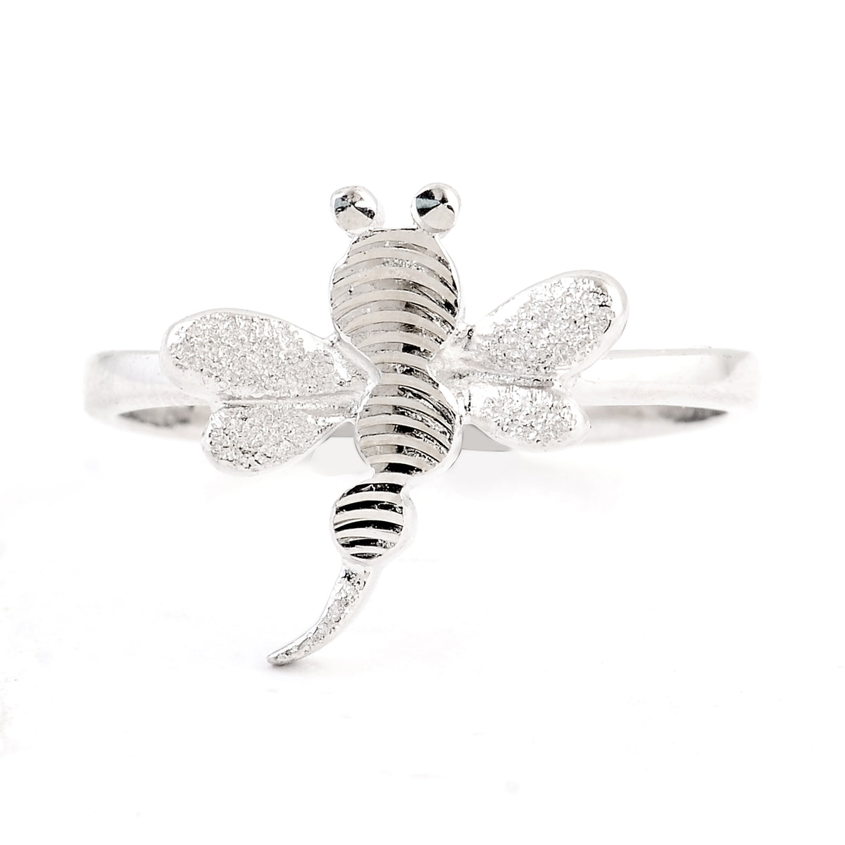0.00 Ct Plain 925 Sterling Silver Ring