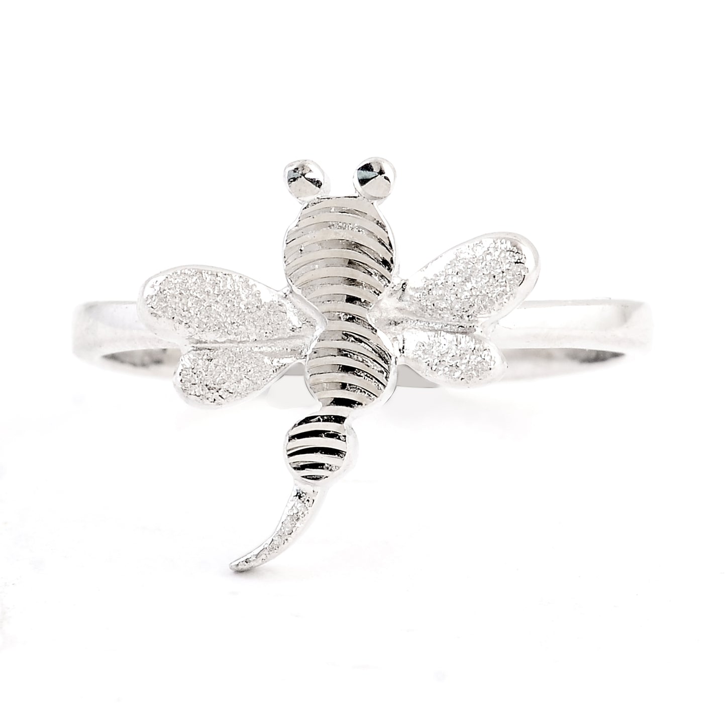 0.00 Ct Plain 925 Sterling Silver Ring
