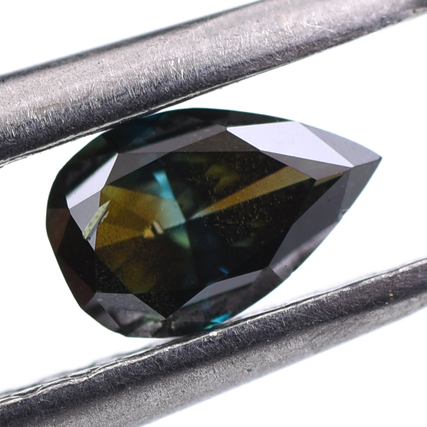 1.1 Blue Diamond Pear, Oval Loose Diamond
