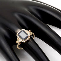 2.65 Ct Octagon Natural Sapphire 14K Gold Ring