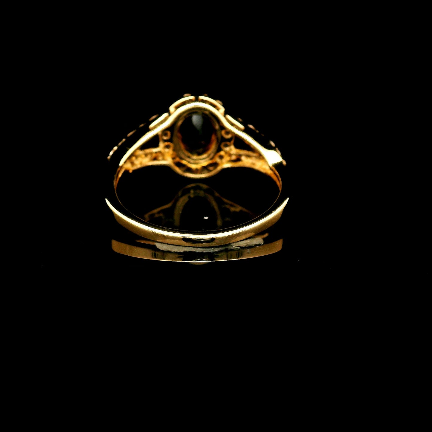 1.30 Ct Oval Tourmaline 14K Gold Ring