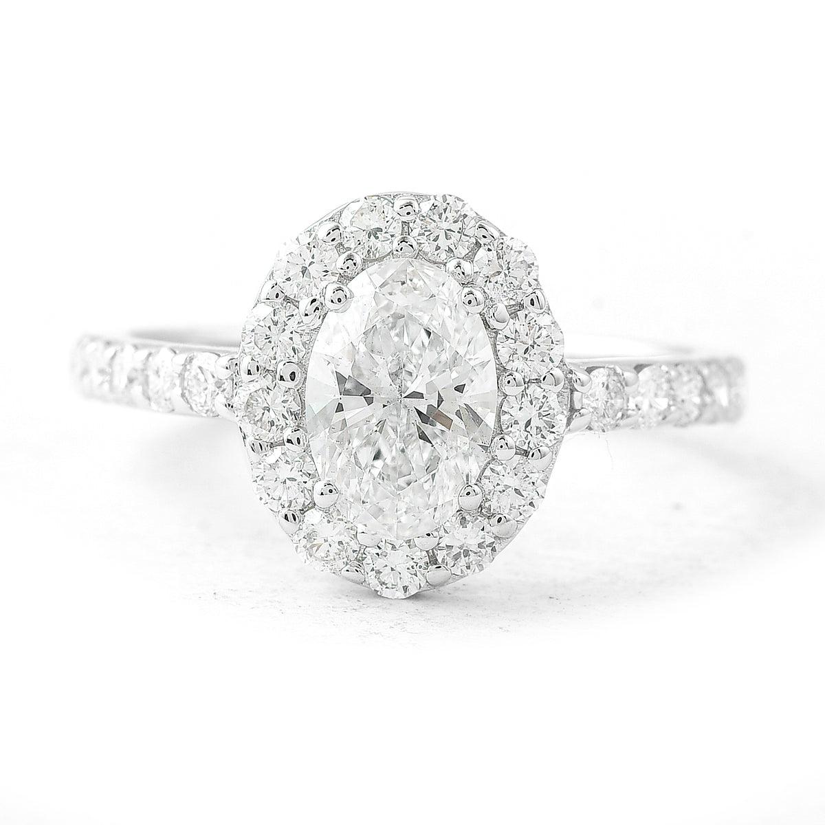 1.93 Carats Lab Grown Diamond 14K Gold Ring