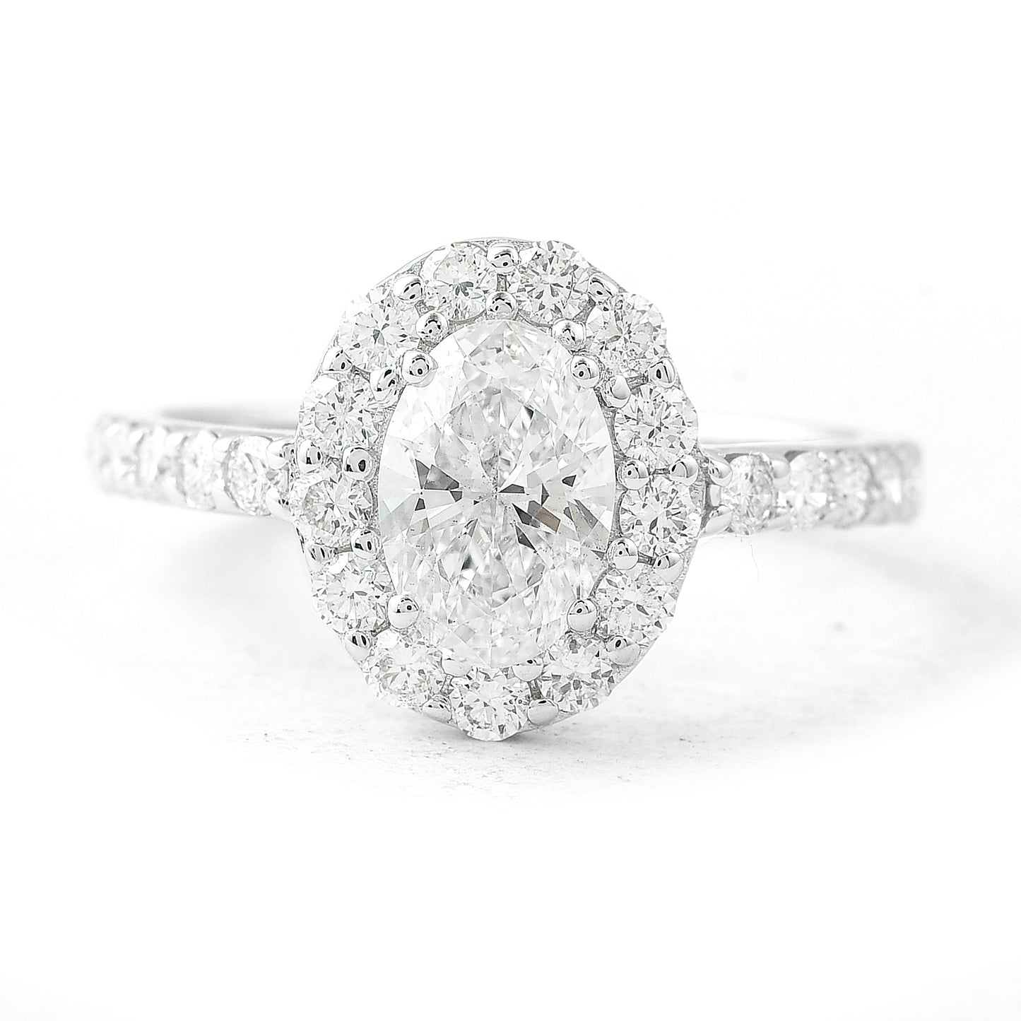 1.93 Carats Lab Grown Diamond 14K Gold Ring