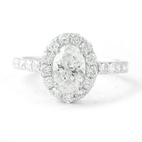 1.93 Carats Lab Grown Diamond 14K Gold Ring