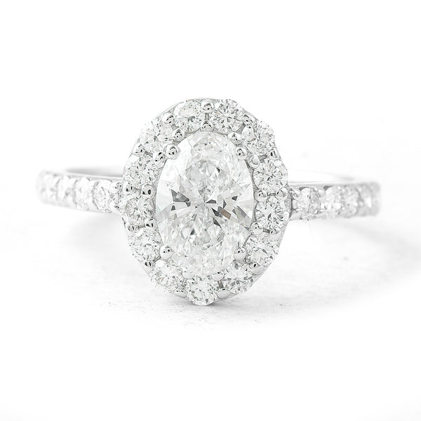 1.93 Carats Lab Grown Diamond 14K Gold Ring