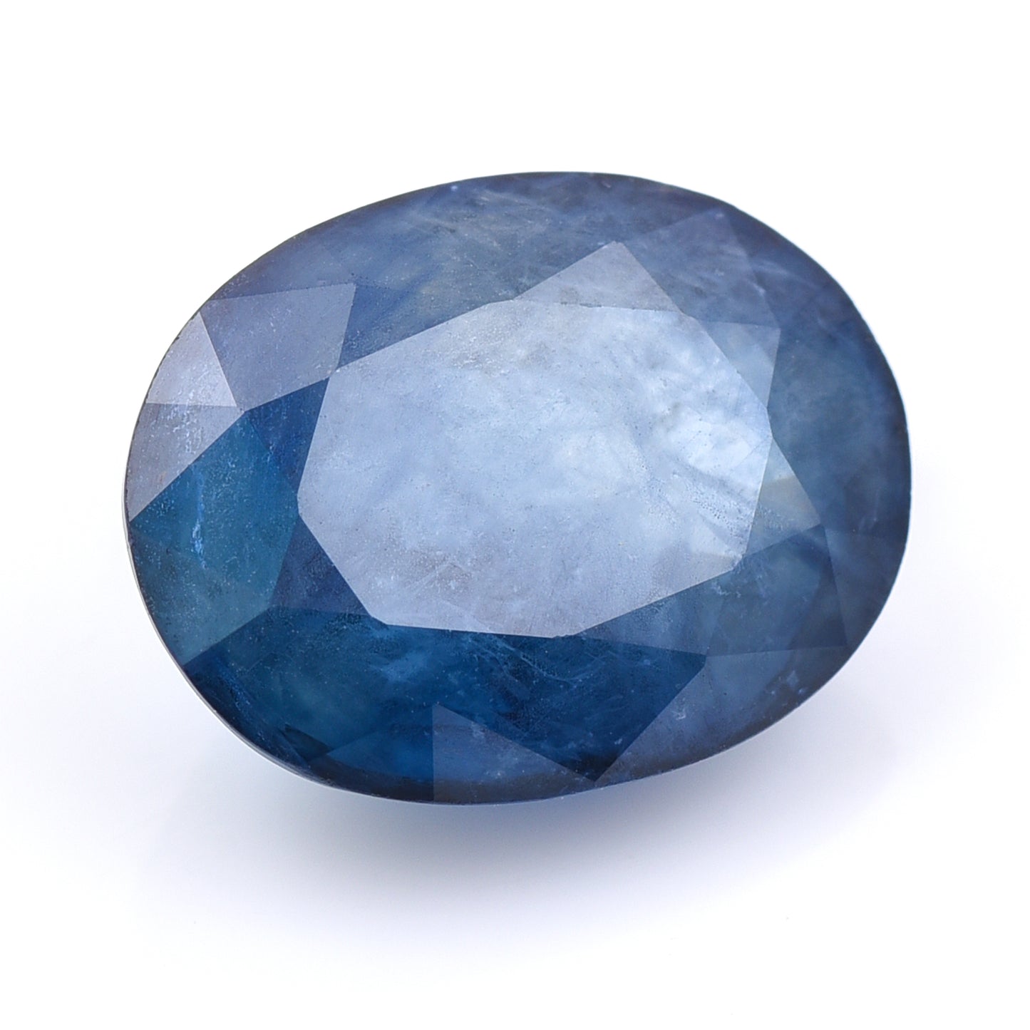 10.91 Natural Corundum Sapphire Oval Mixed Cut Gemstone