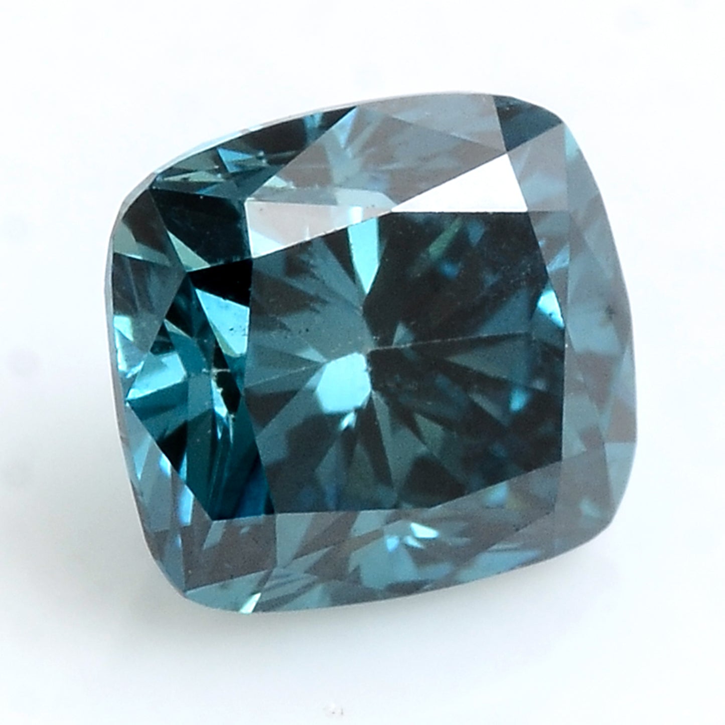 0.45 Carat Blue Diamond Cushion Loose Gemstone