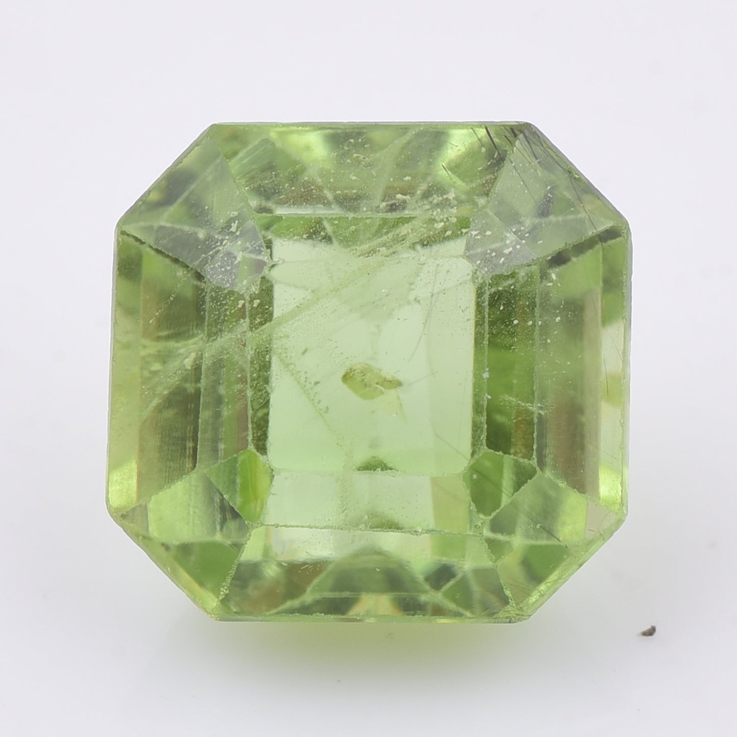 7.83 Natural Peridot Square Mixed Cut Gemstone