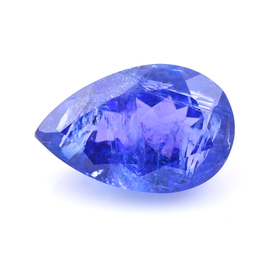5.23 Natural Zoisite Tanzanite Pear Mixed Cut Gemstone