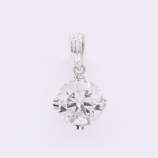 2.00 Carats Lab Grown Diamond 14K Gold Pendant