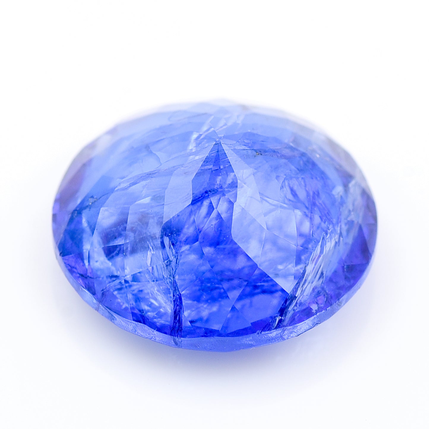 9.05 Natural Zoisite Tanzanite Round Mixed Cut Gemstone
