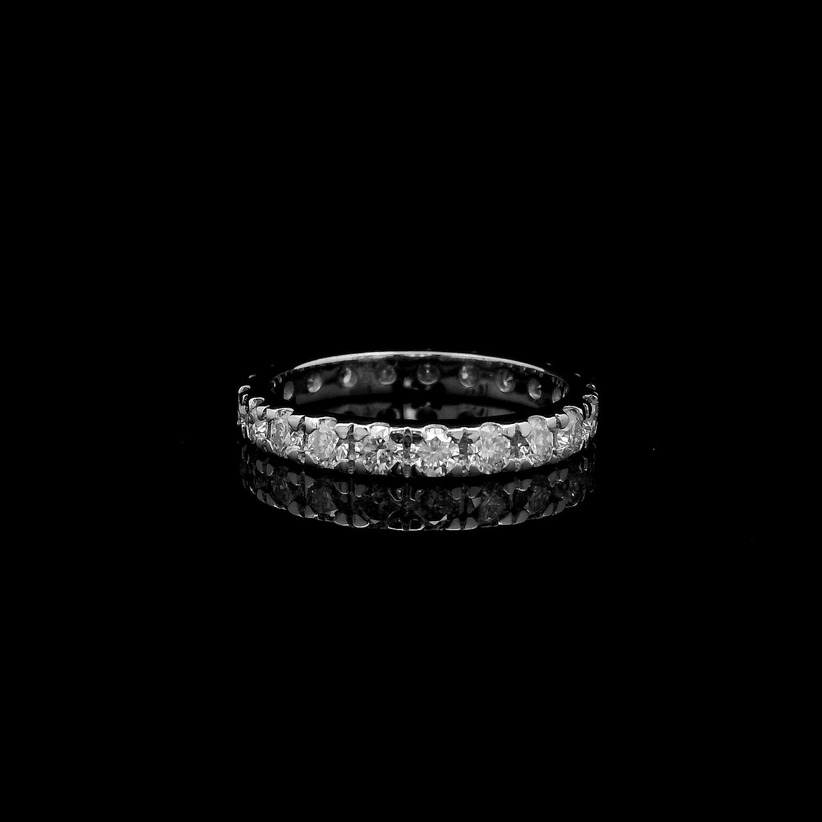 1.32 Ct Round Moissanite 925 Sterling Silver Ring
