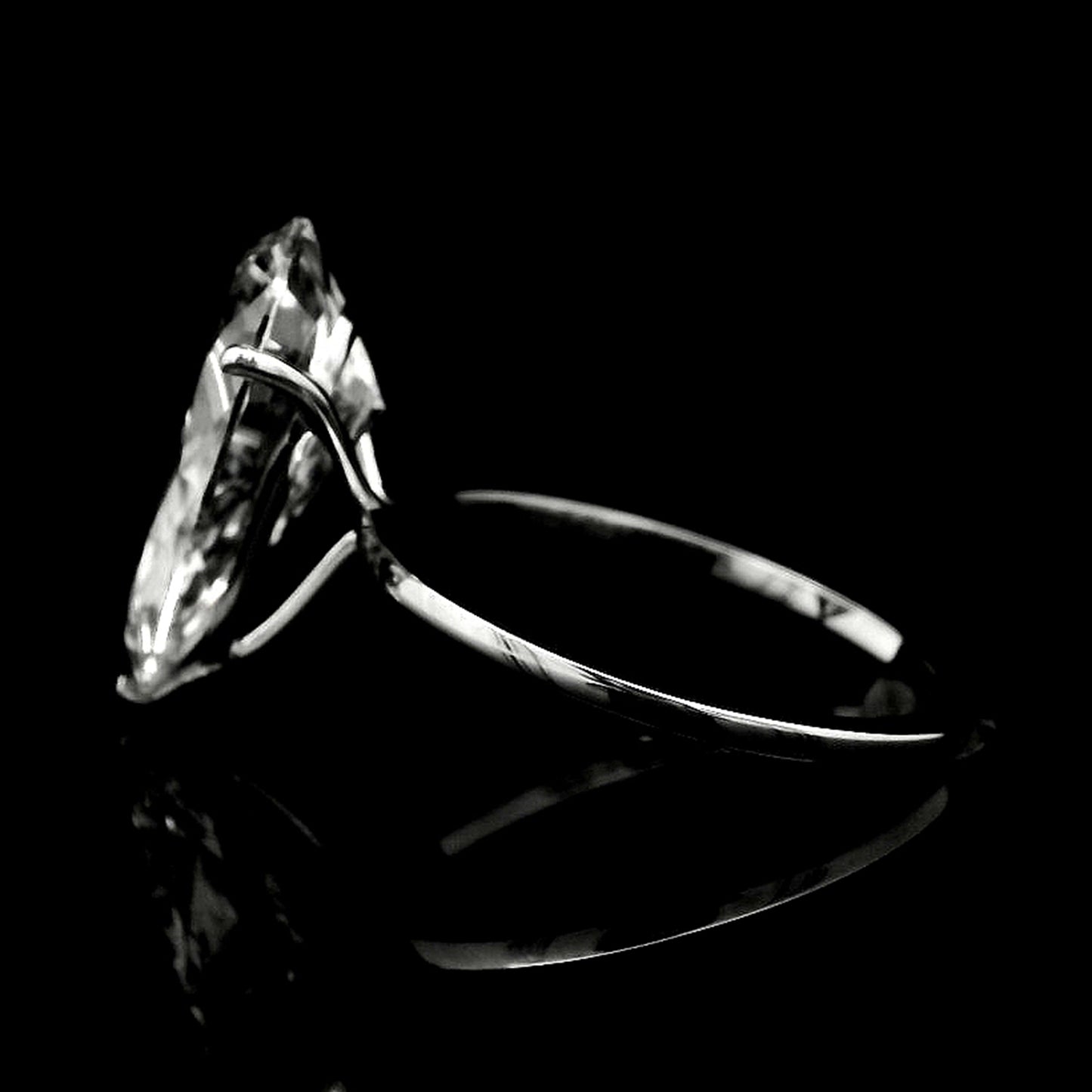 4.61 Carats Lab Grown Diamond 14K Gold Ring