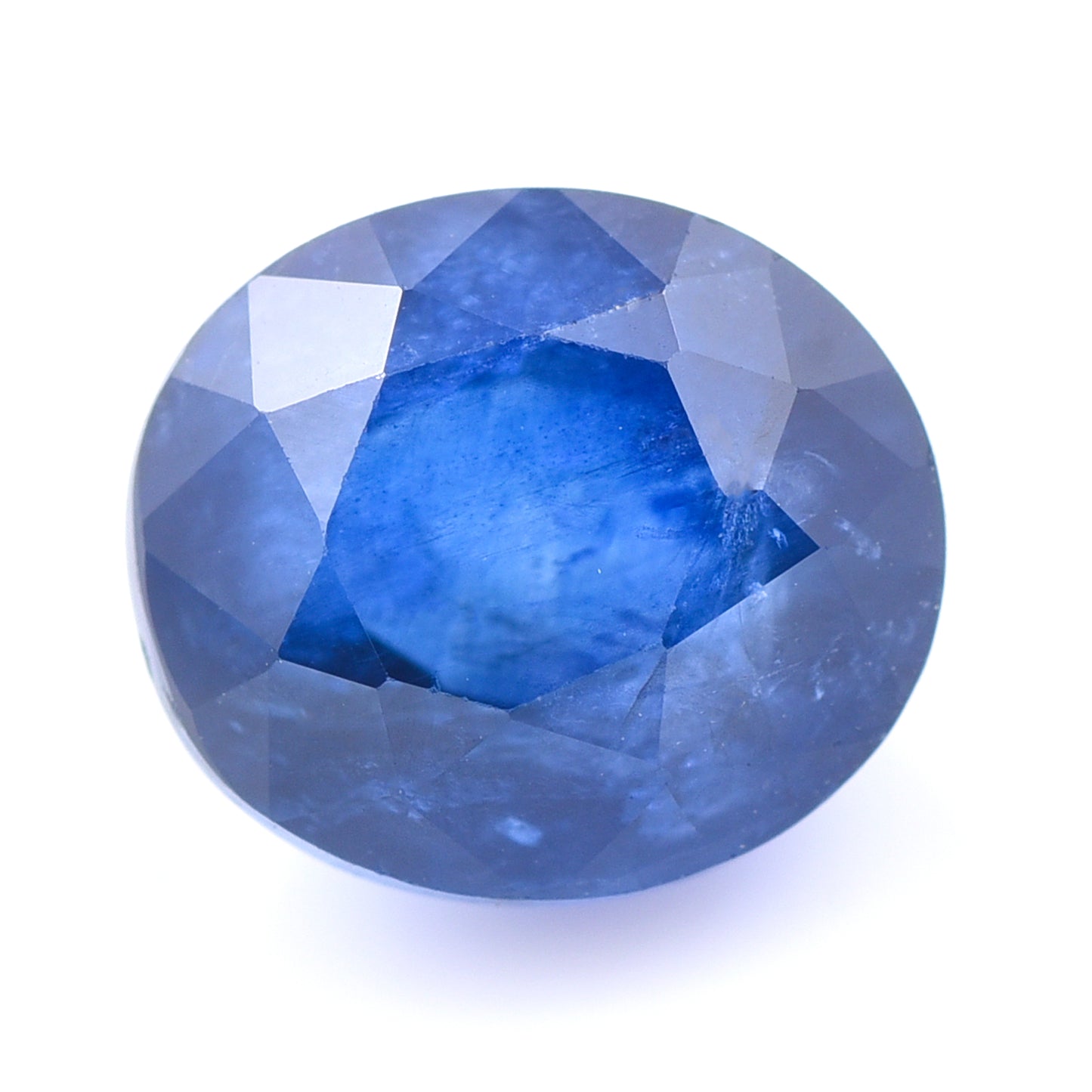 3.94 Natural Corundum Sapphire Oval Mixed Cut Gemstone