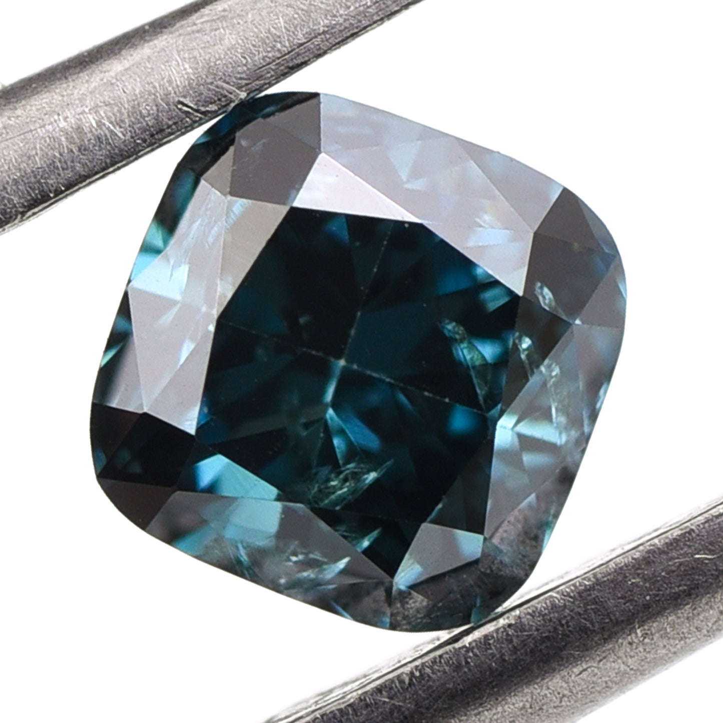0.32 Blue Diamond Cushion Loose Diamond