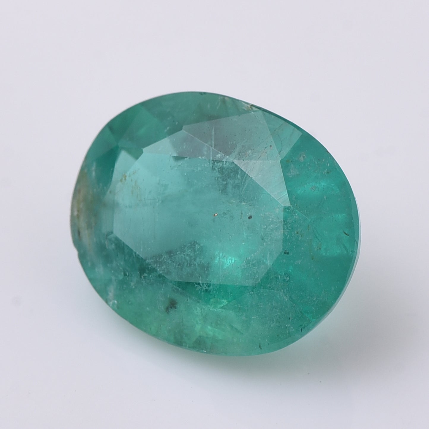 2.44 Natural Beryl Emerald Oval Mixed Cut Gemstone