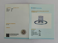 3.04 Carats Lab Grown Diamond 14K Gold Ring