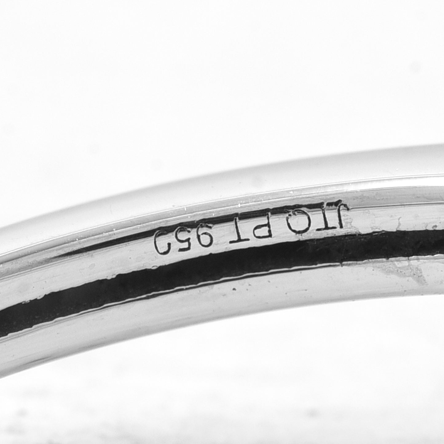 2.75 Ct Oval Lab Grown Diamond 950 Platinum Ring