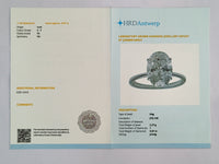 3.07 Carats Lab Grown Diamond 14K Gold Ring
