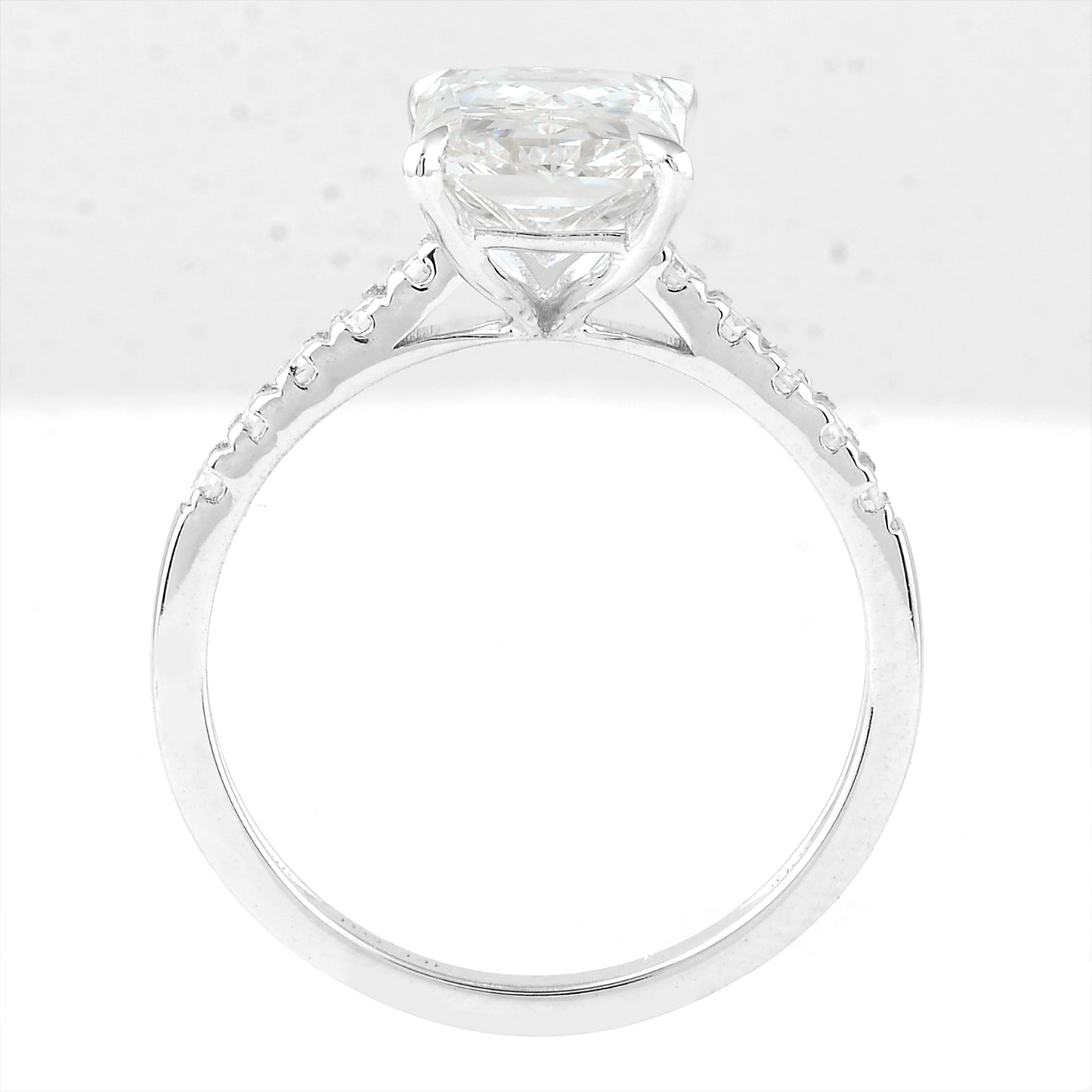 4.34 Carats Lab Grown Diamond 14K Gold Ring
