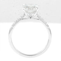 4.34 Carats Lab Grown Diamond 14K Gold Ring