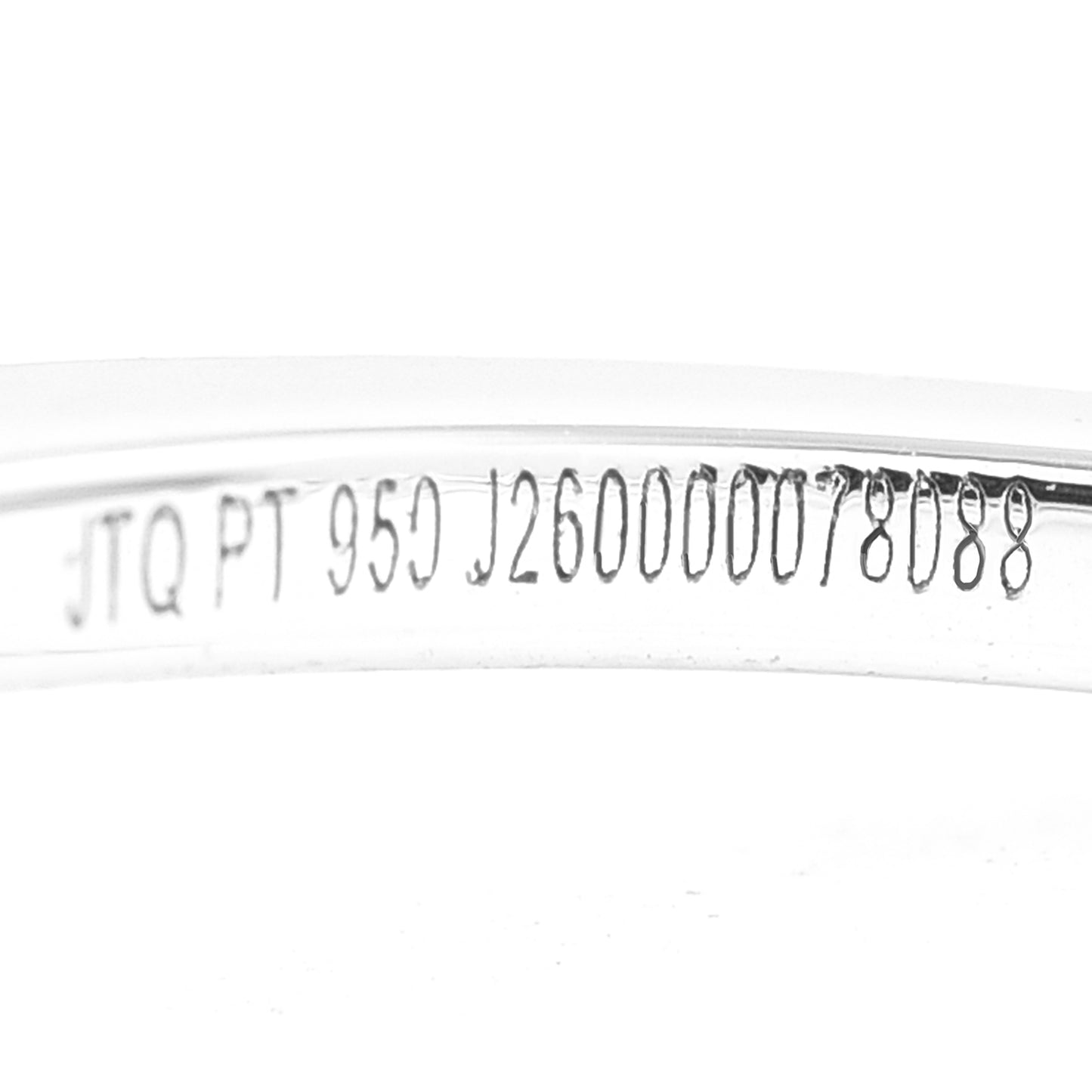 1.75 Ct Oval Cabochon Cut Natural Tourmaline 950 Platinum Ring