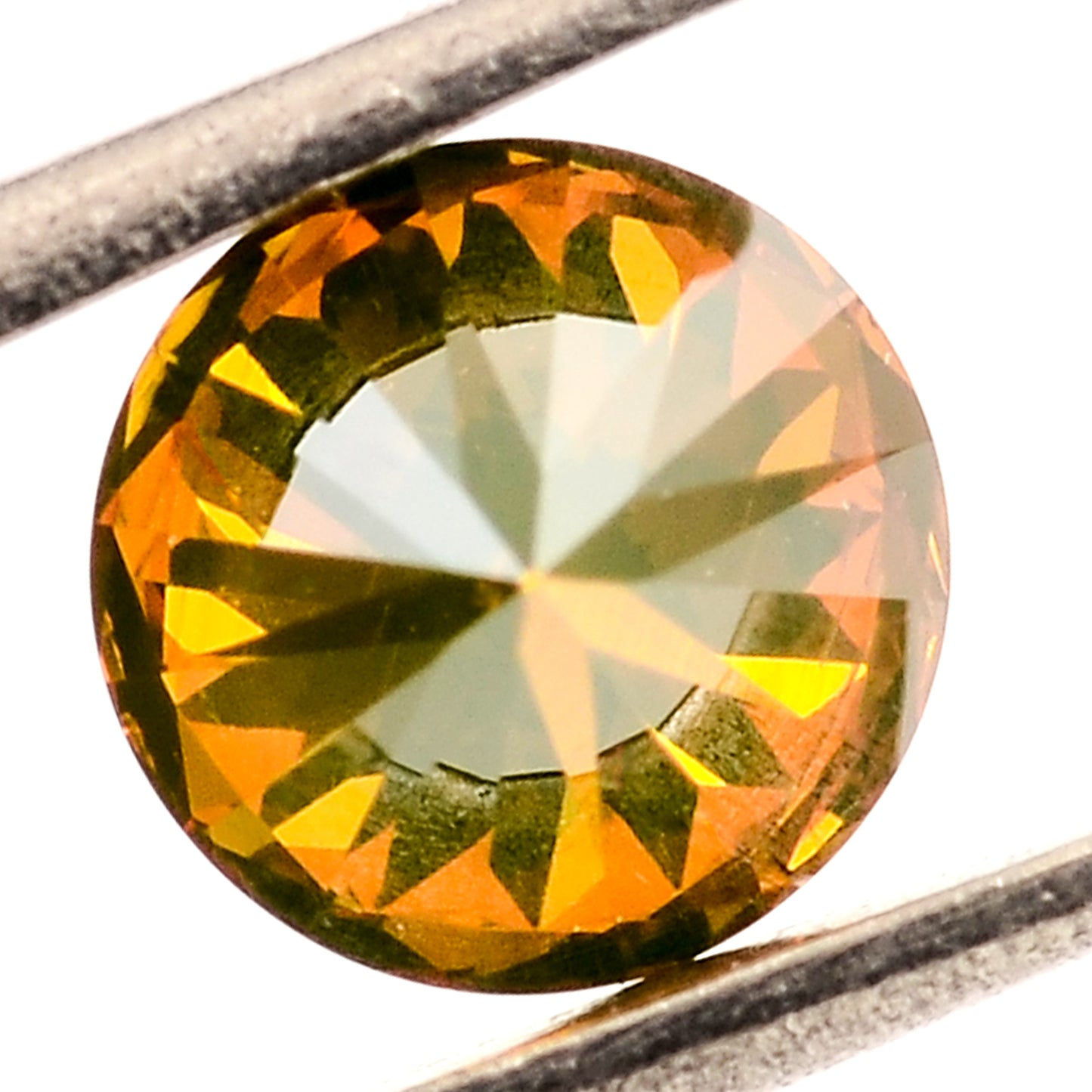 0.50 Red Diamond Round Loose Gemstone