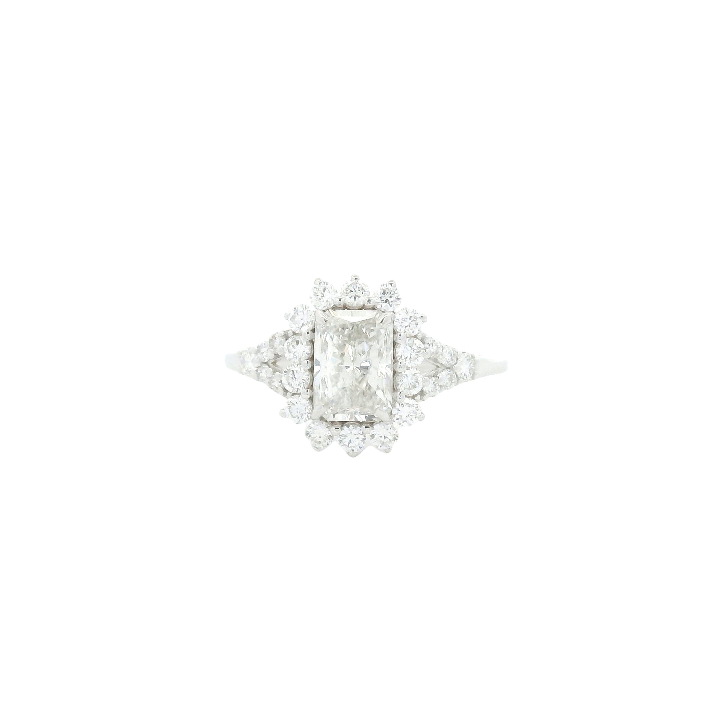 1.51 Carats Lab Grown Diamond 14K Gold Ring