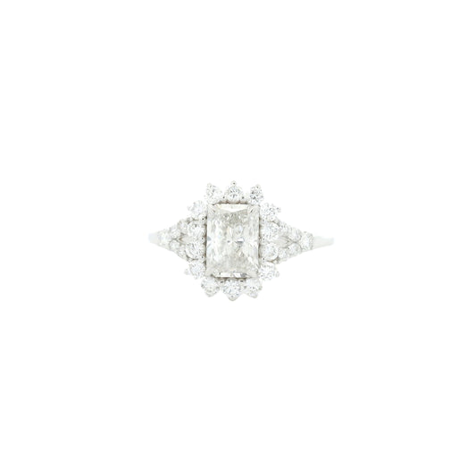 1.51 Carats Lab Grown Diamond 14K Gold Ring