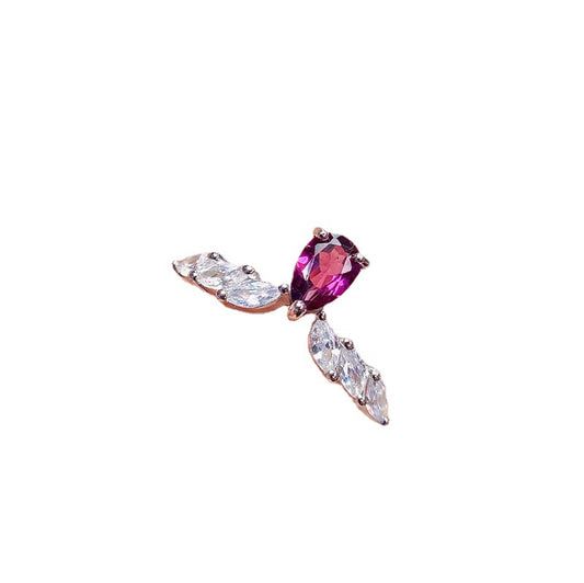 Garnet 925 Sterling Silver Ring