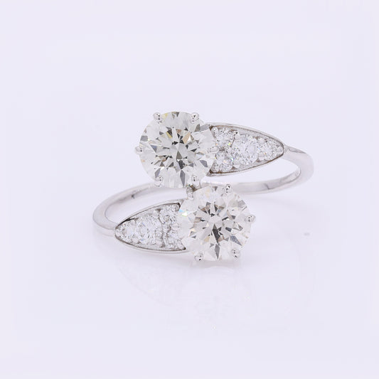 2.22 Carats Lab Grown Diamond 14K Gold Ring
