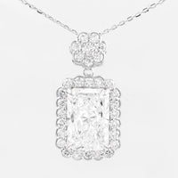 4.88 Carats Lab Grown Diamond 14K Gold Pendant