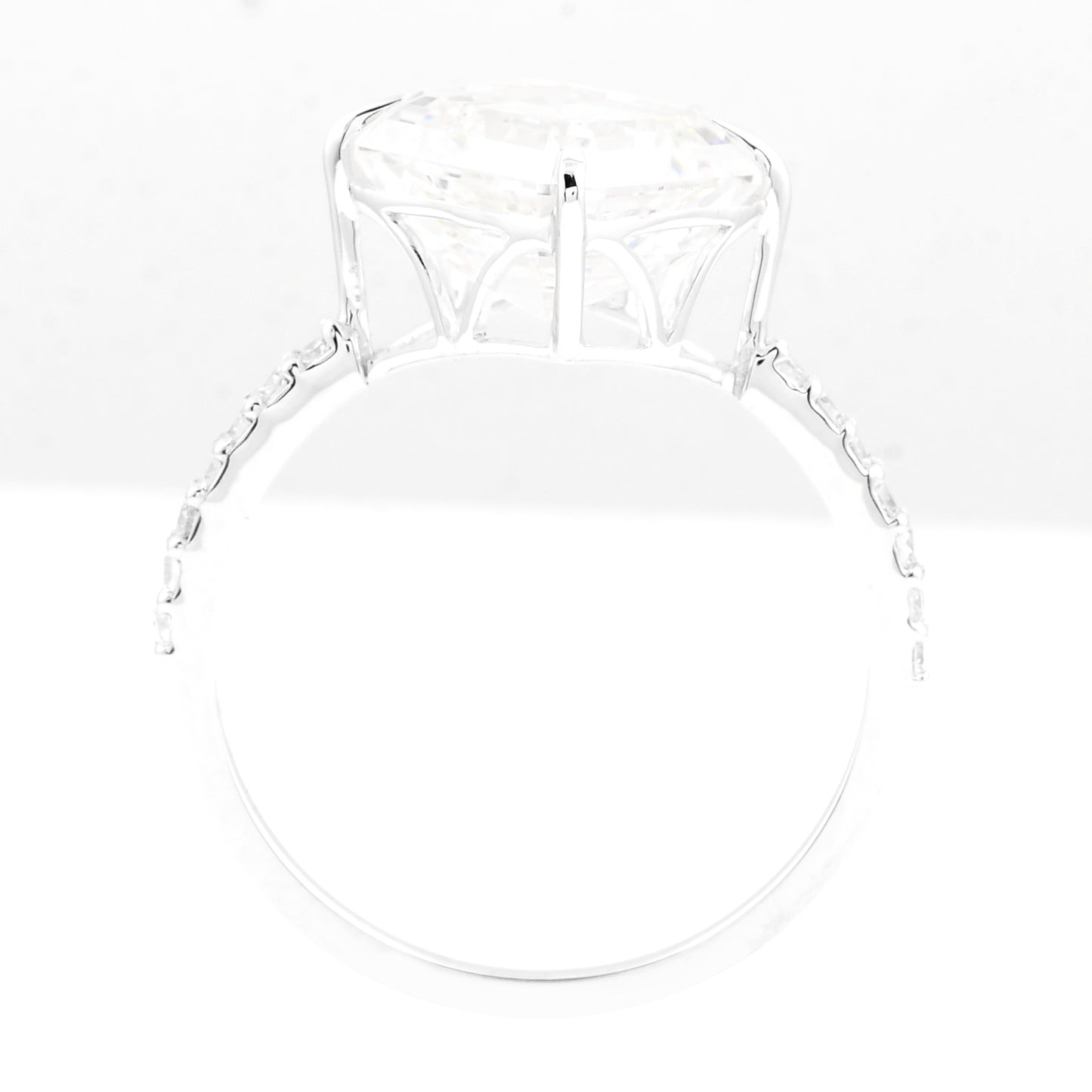 4.45 Carats Lab Grown Diamond 14K Gold Ring