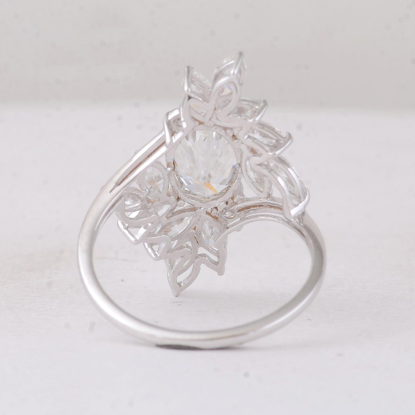 2.93 Carats Lab Grown Diamond 14K Gold Ring