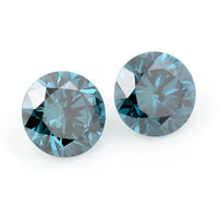 0.43 Blue Diamond Round Loose Gemstone