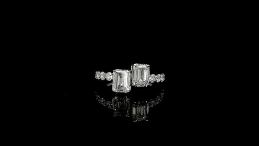 2.64 Carats Lab Grown Diamond 14K Gold Ring