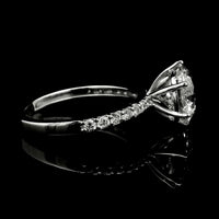 3.21 Carats Lab Grown Diamond 14K Gold Ring