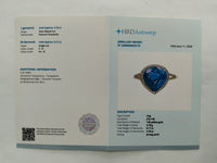 4.93 Ct Pear Mixed Cut Natural Tanzanite 14K Gold Ring