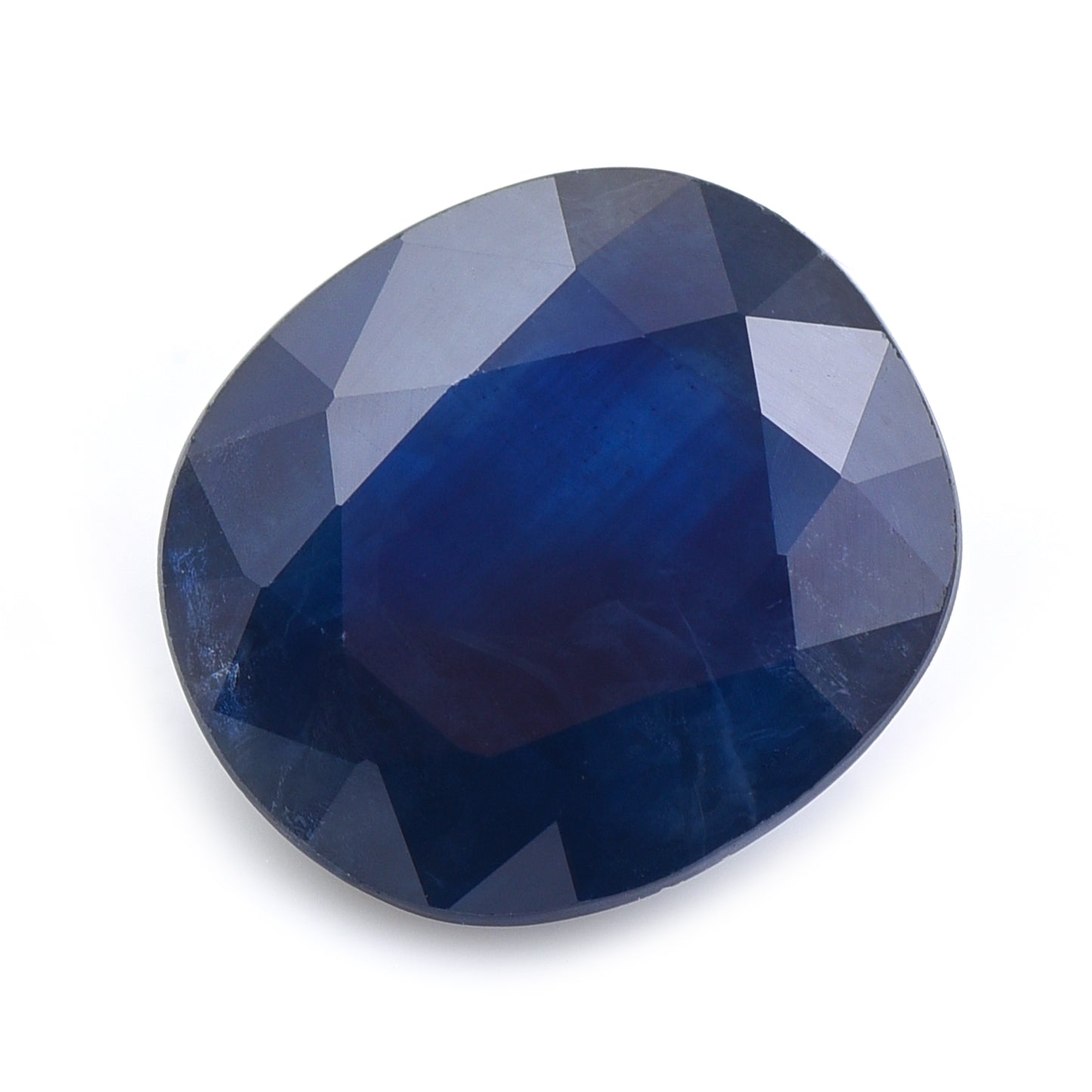 4.72 Natural Corundum Sapphire Rectangular Cushion Mixed Cut Gemstone
