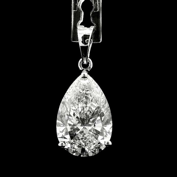 4.47 Carats Lab Grown Diamond 14K Gold Pendant