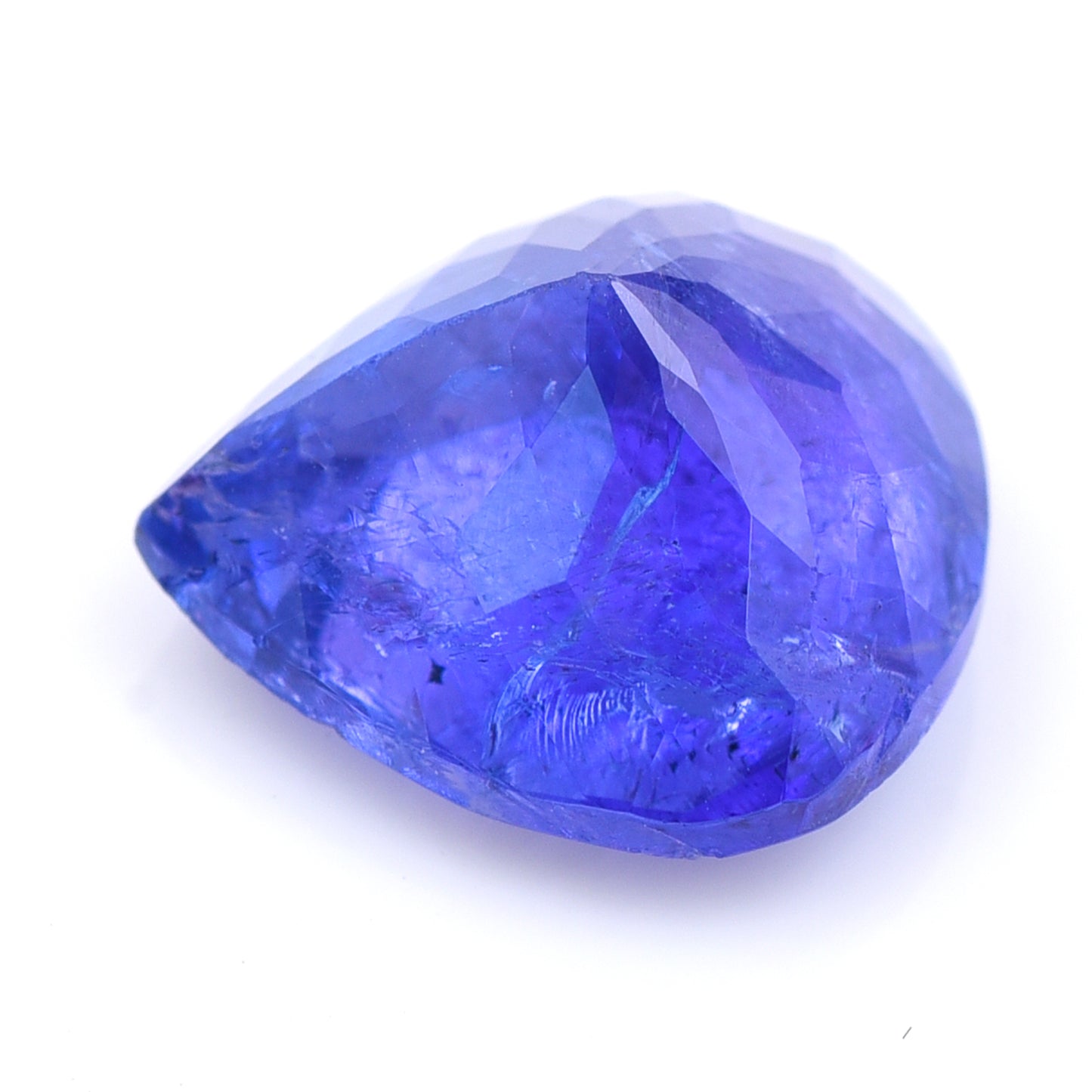 7.45 Natural Zoisite Tanzanite Pear Mixed Cut Gemstone
